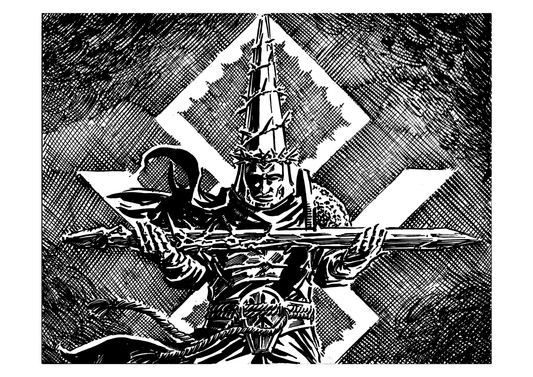 The Penitent One Black and White Print