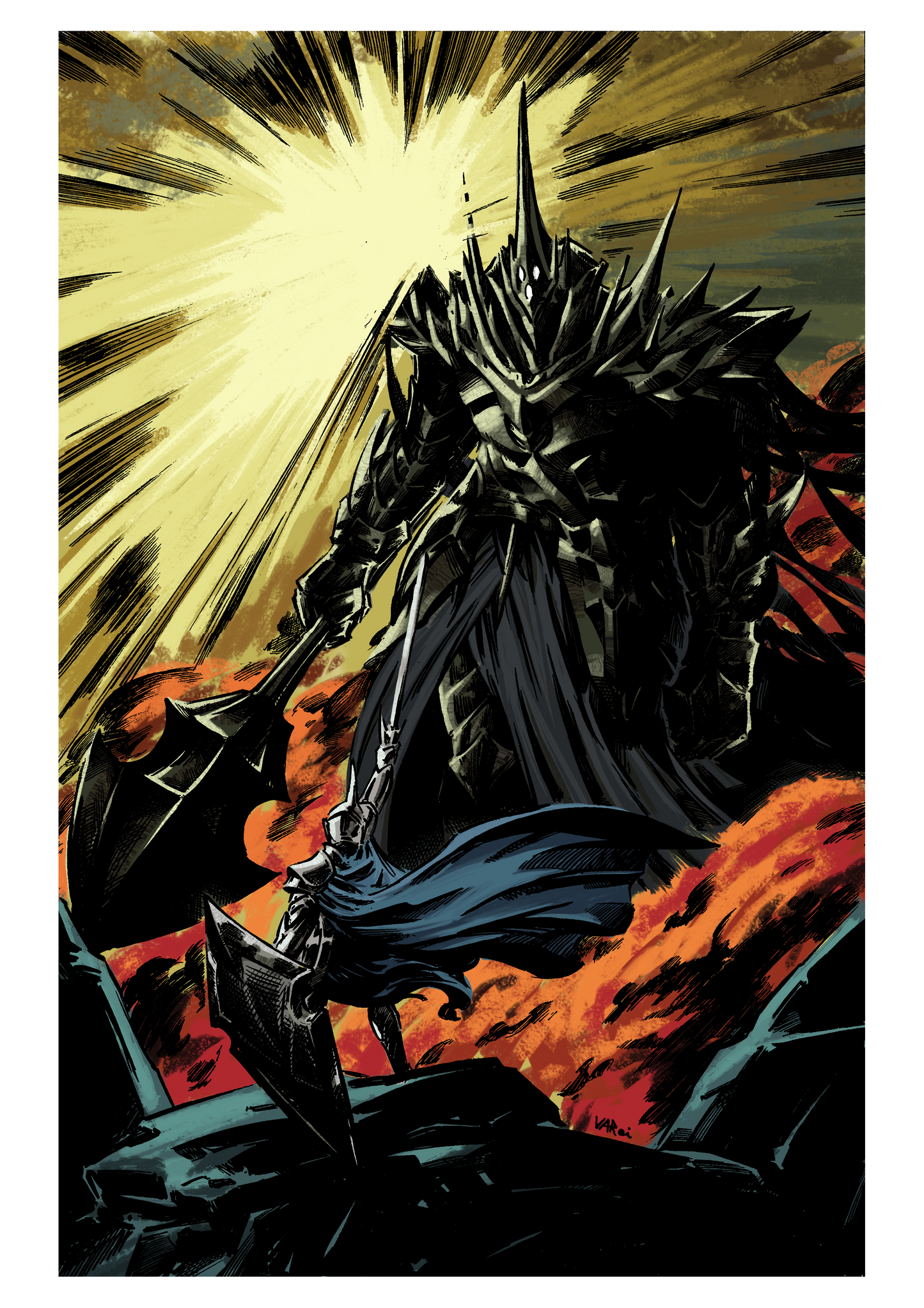 Time Stands Still at the Iron Hill Color Print