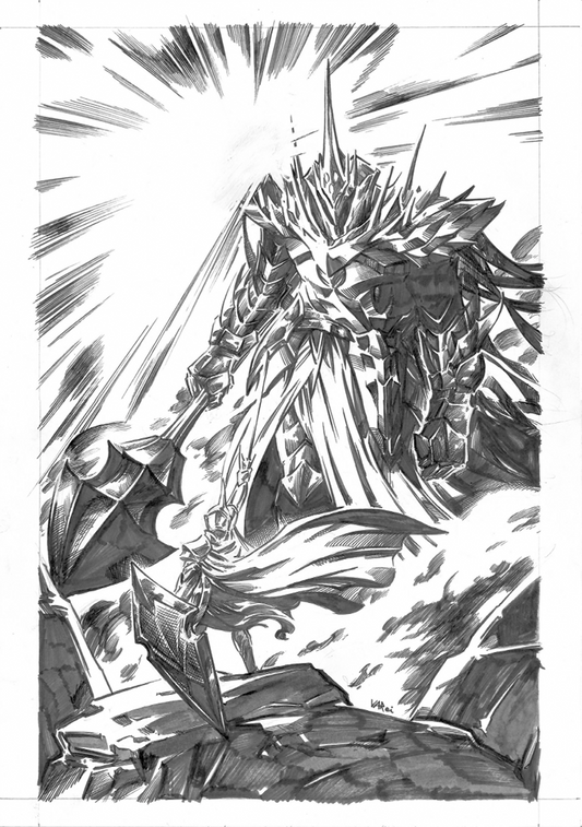 Time Stands Still at the Iron Hill Original Art