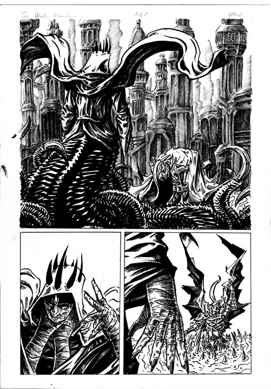 The Wrath Vermillion Page 1 Original Art