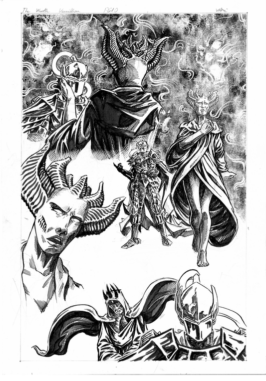 The Wrath Vermillion Page 10 Original Art