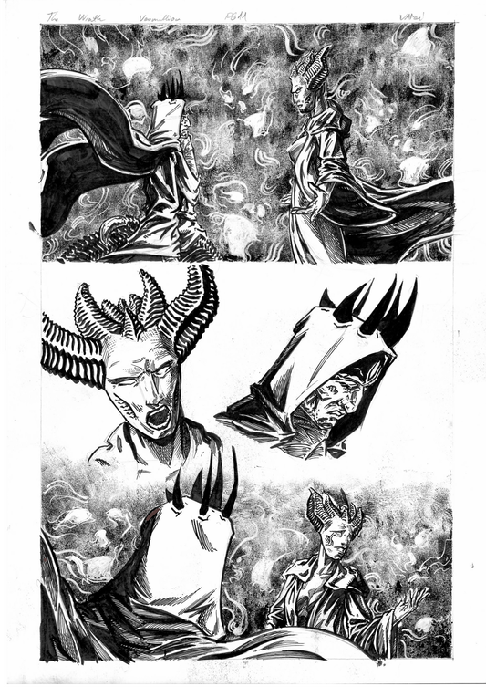 The Wrath Vermillion Page 11 Original Art