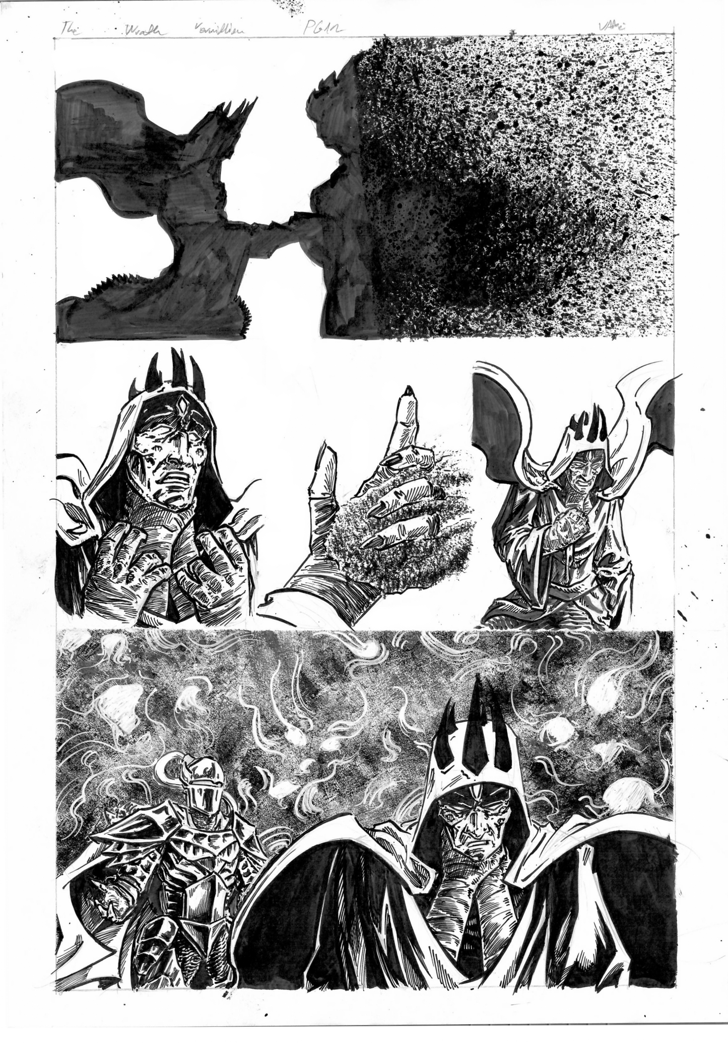 The Wrath Vermillion Page 12 Original Art