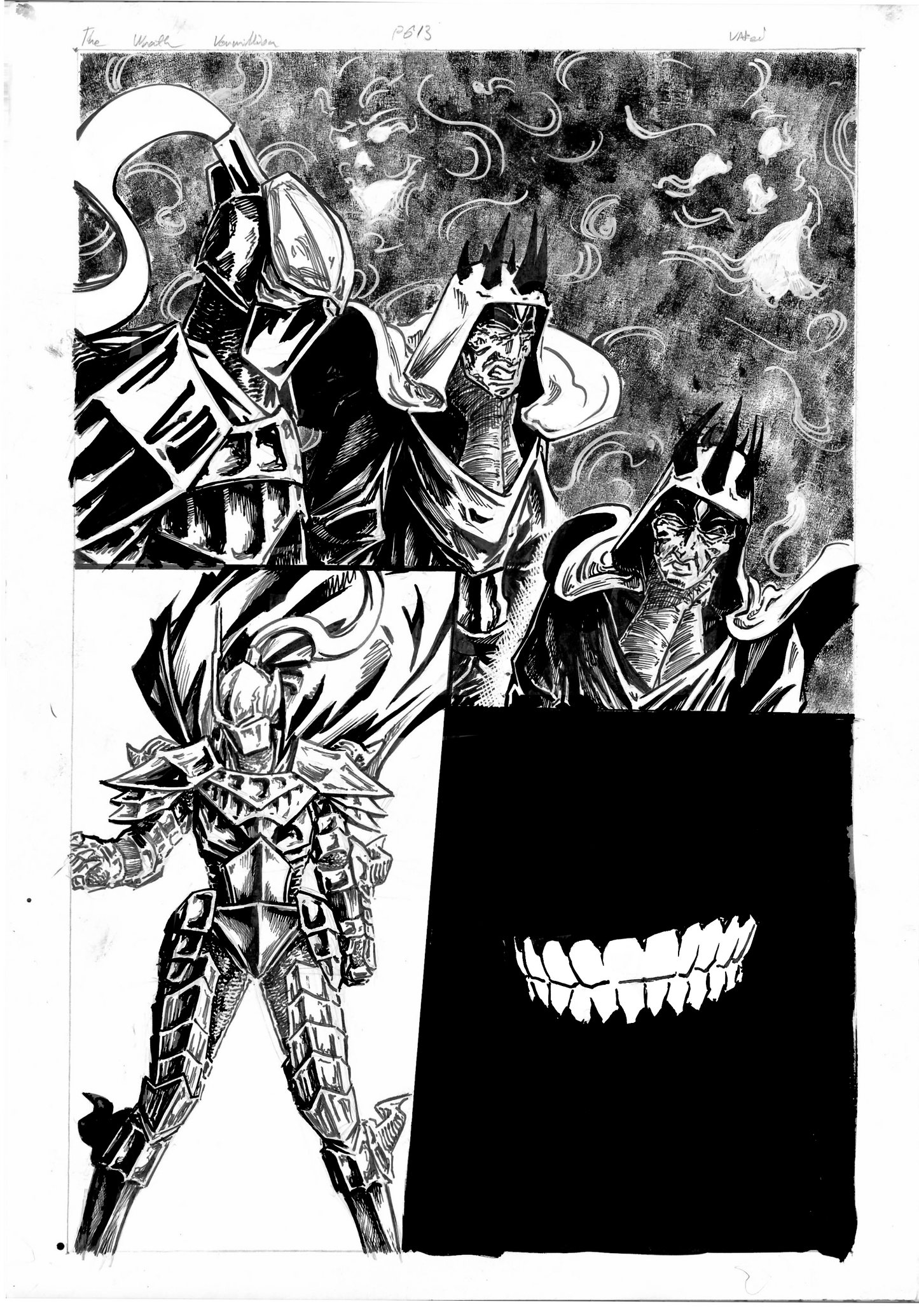 The Wrath Vermillion Page 13 Original Art