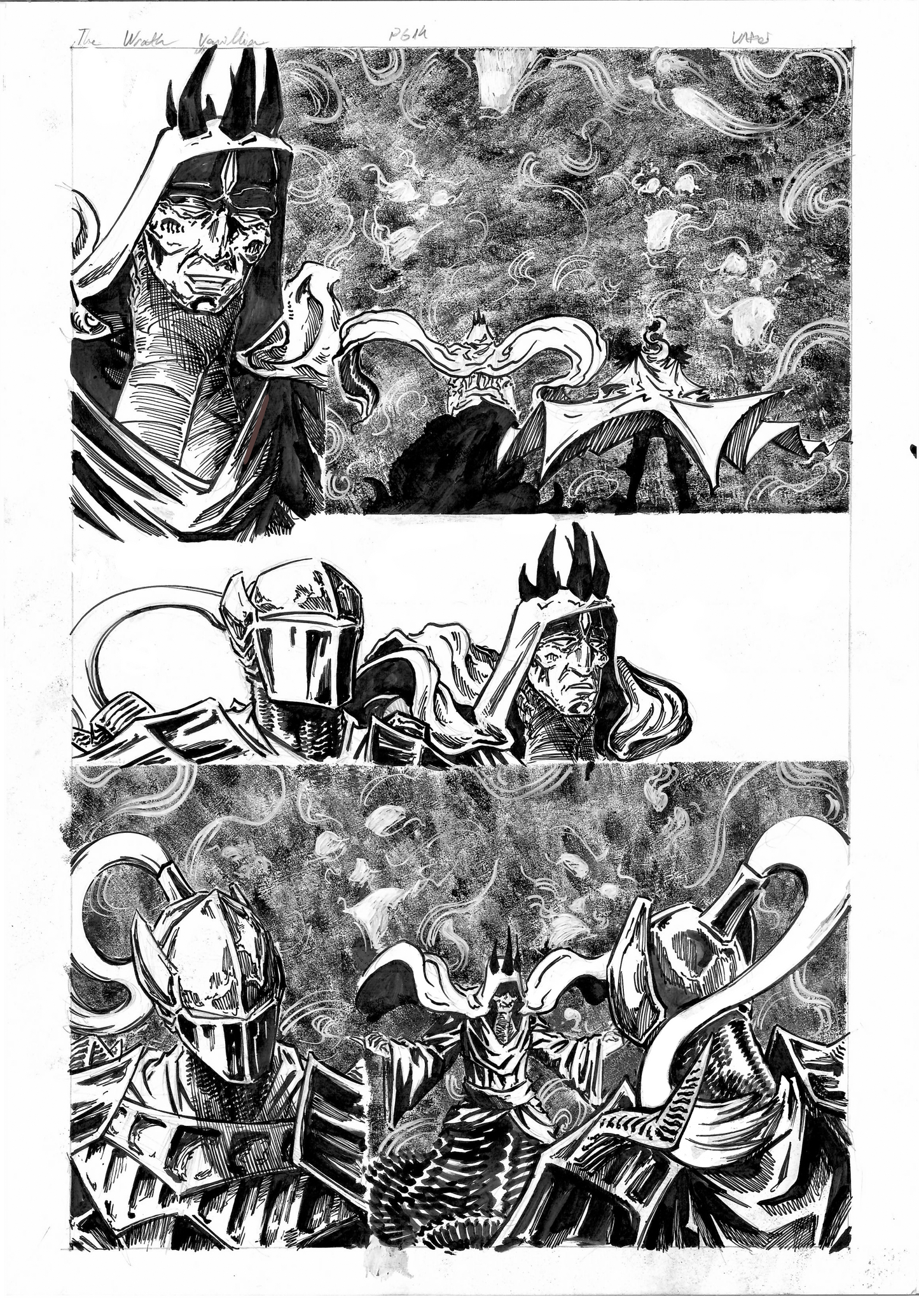 The Wrath Vermillion Page 14 Original Art