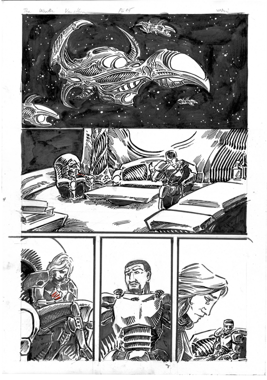 The Wrath Vermillion Page 15 Original Art