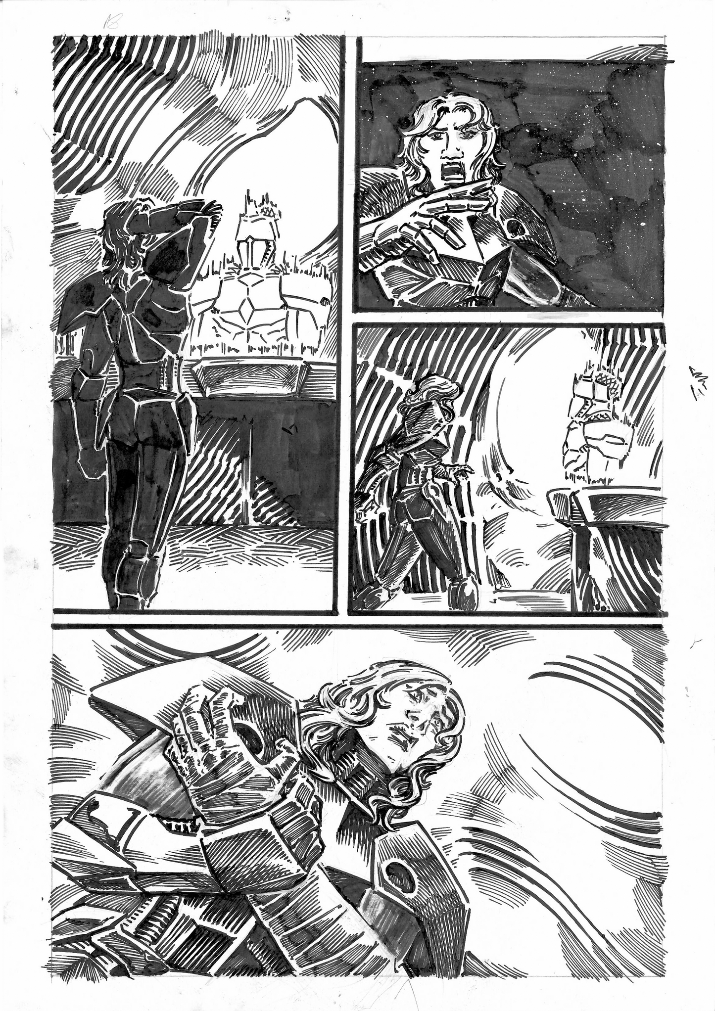 The Wrath Vermillion Page 18 Original Art