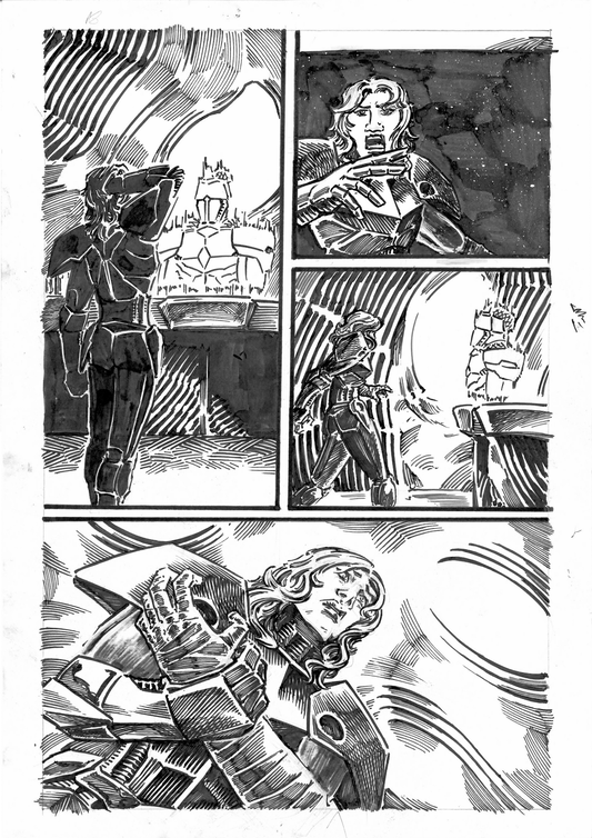 The Wrath Vermillion Page 18 Original Art