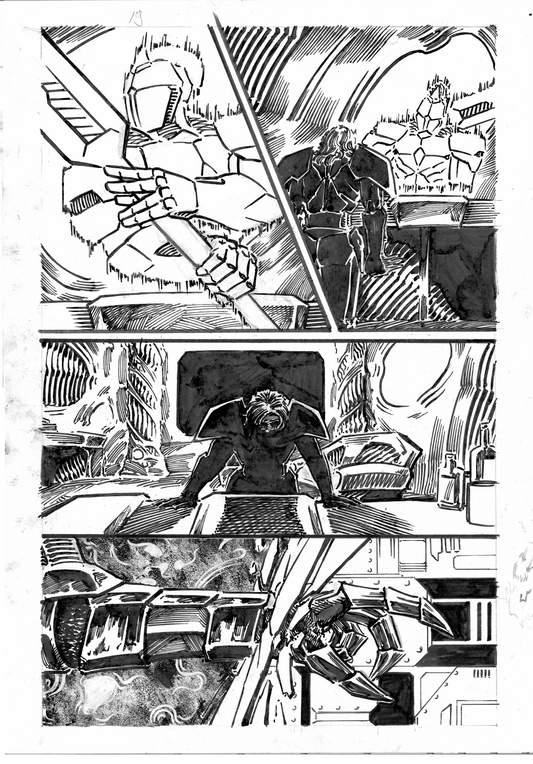 The Wrath Vermillion Page 19 Original Art