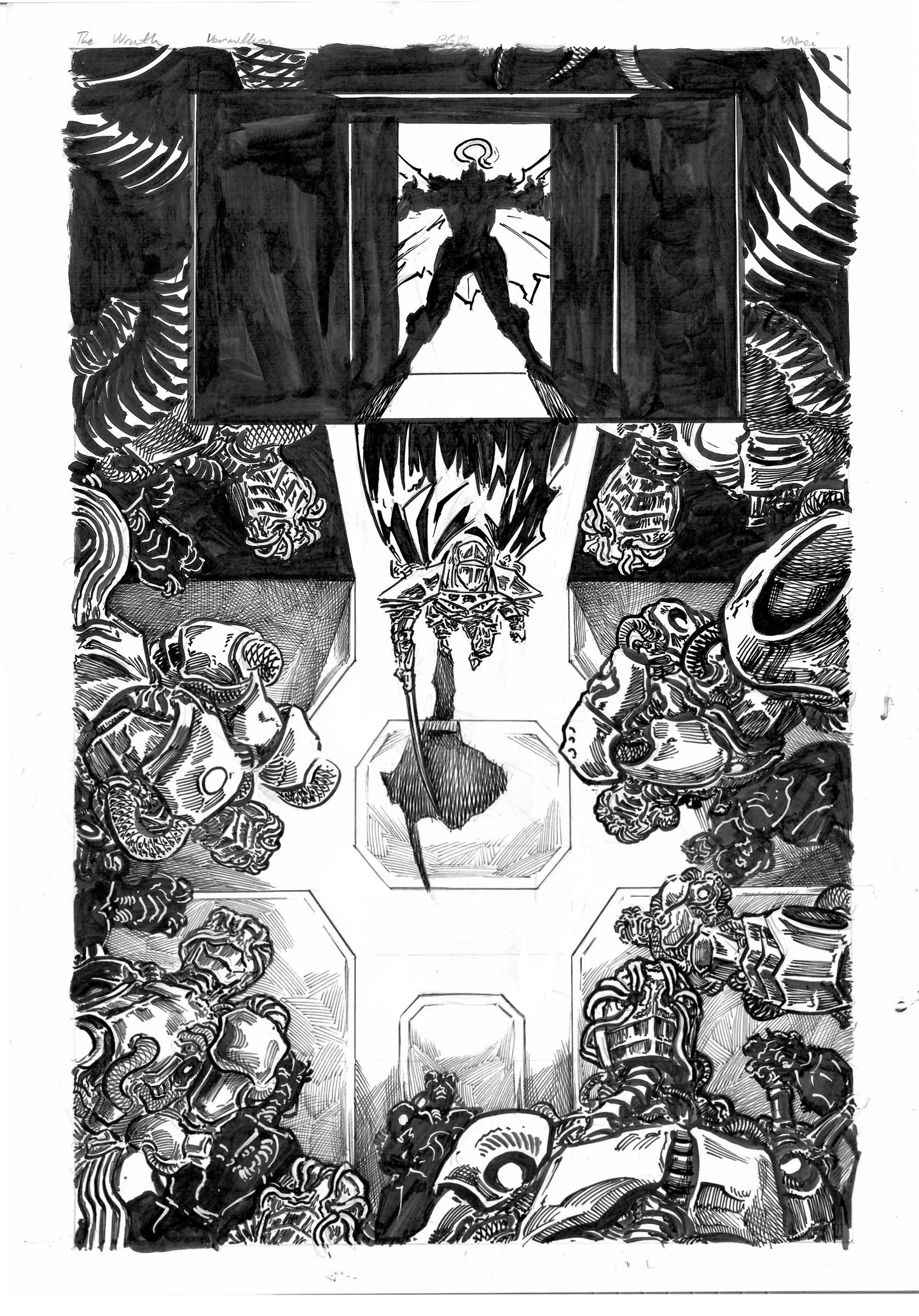 The Wrath Vermillion Page 22 Original Art