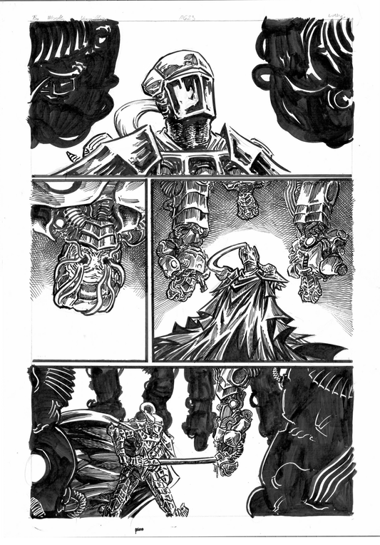 The Wrath Vermillion Page 23 Original Art