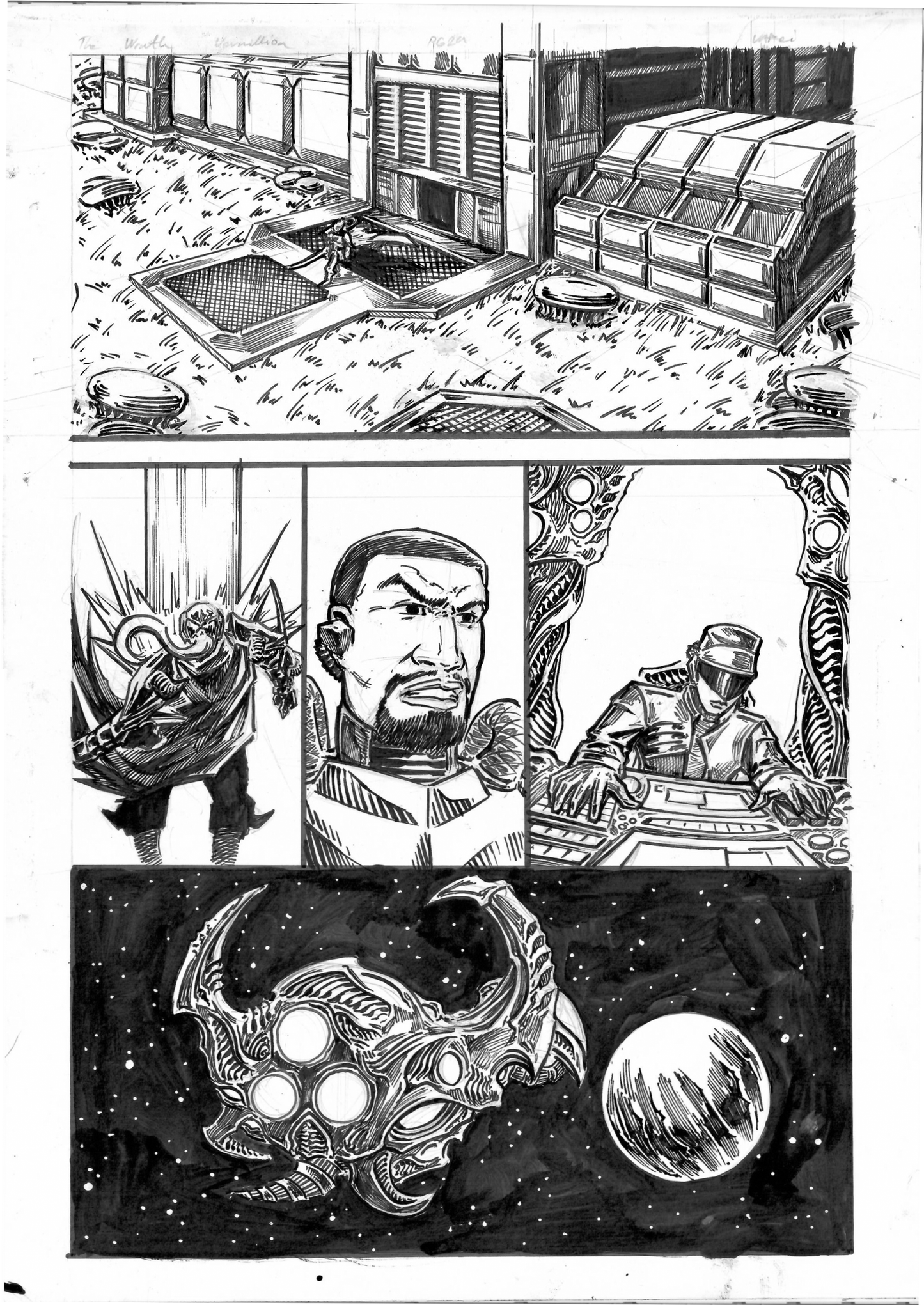 The Wrath Vermillion Page 24 Original Art