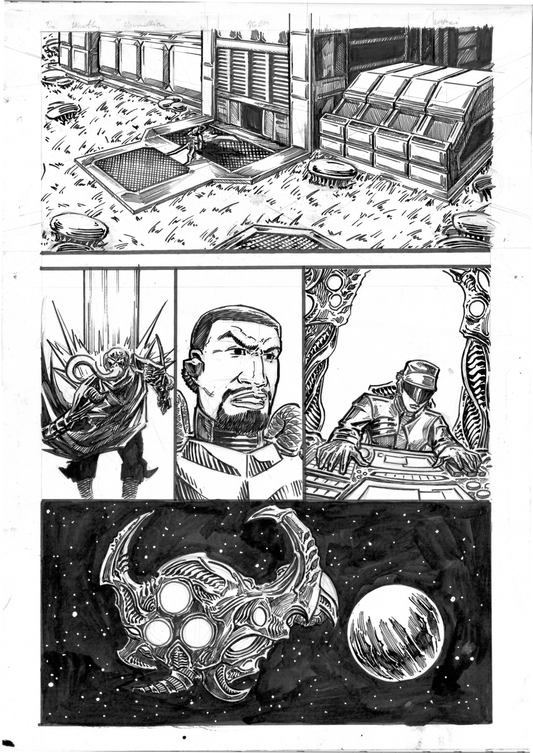 The Wrath Vermillion Page 24 Original Art