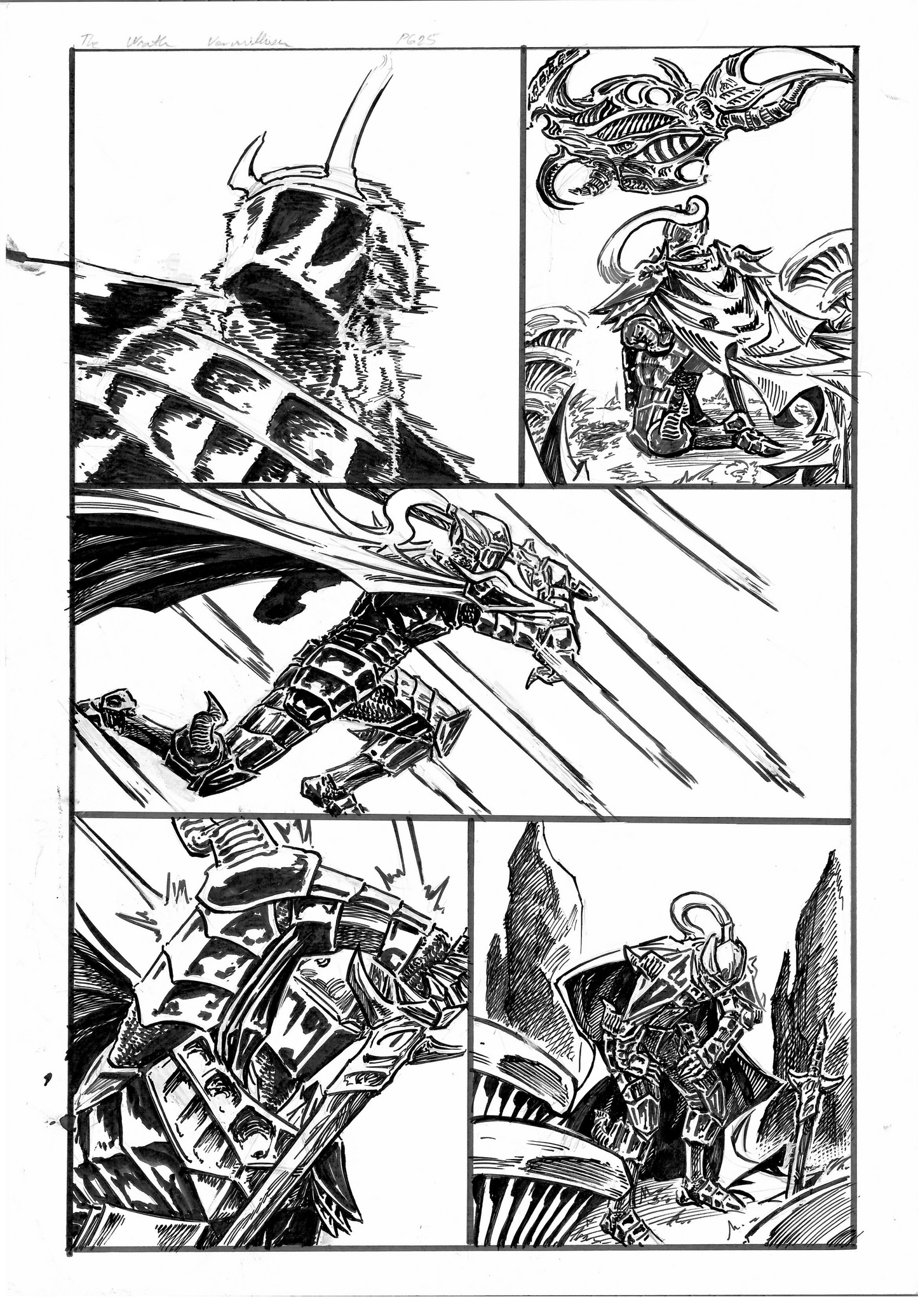 The Wrath Vermillion Page 25 Original Art
