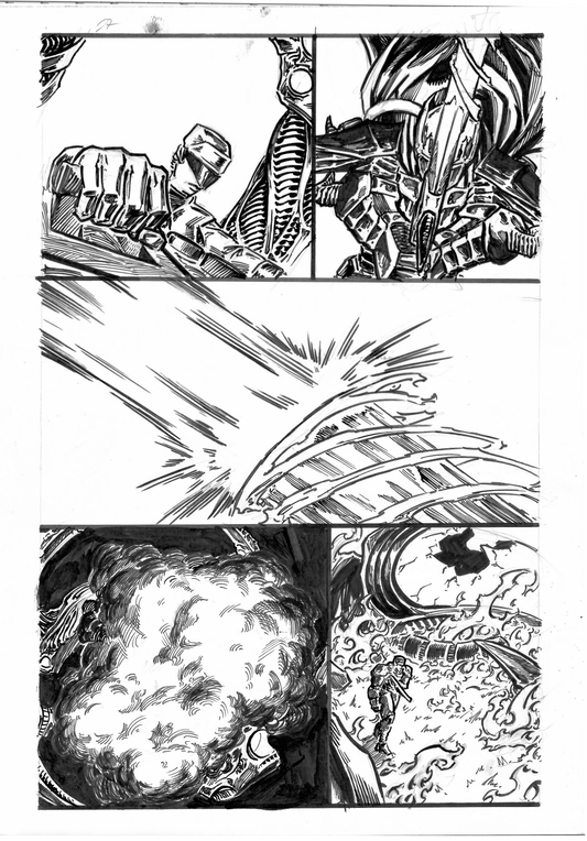 The Wrath Vermillion Page 27 Original Art