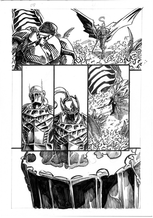 The Wrath Vermillion Page 28 Original Art