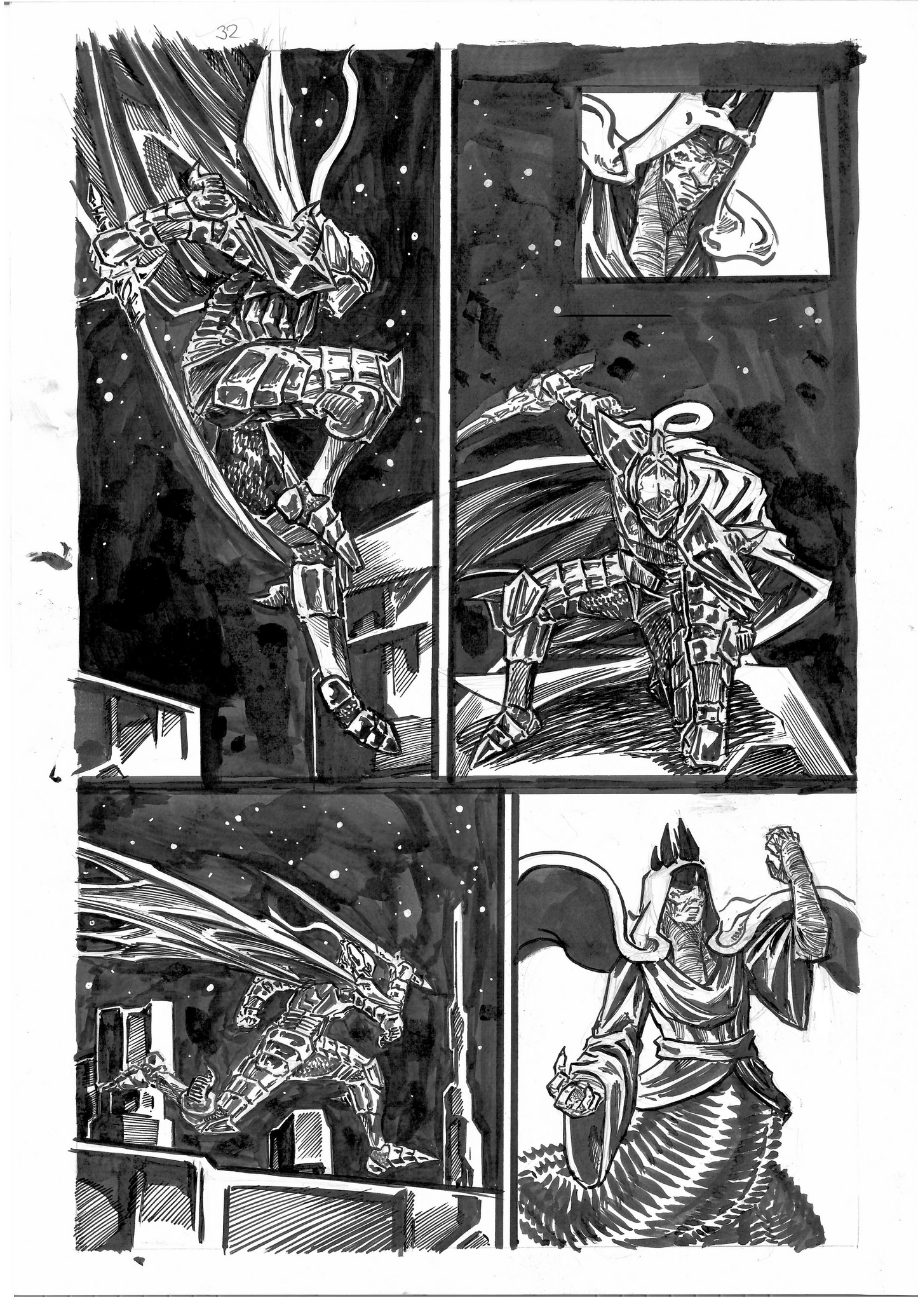The Wrath Vermillion Page 32 Original Art