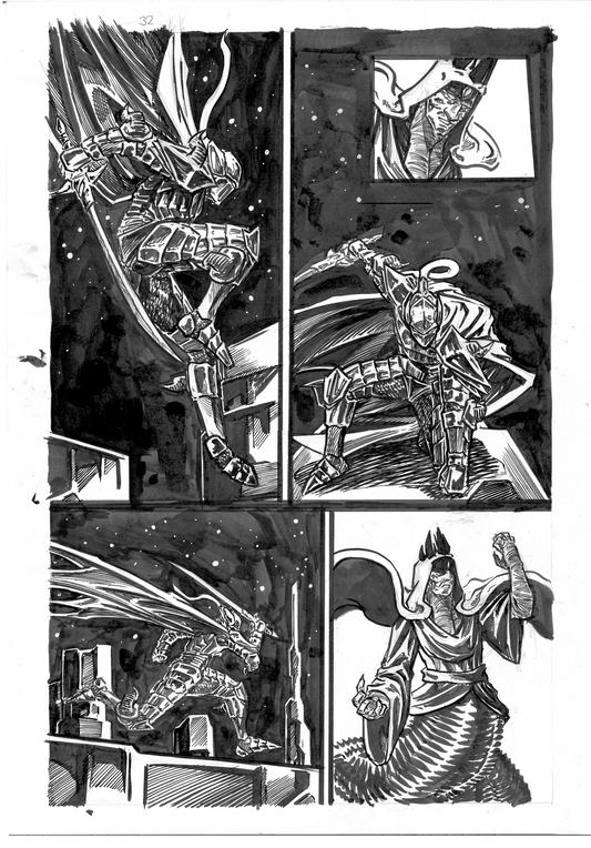 The Wrath Vermillion Page 32 Original Art