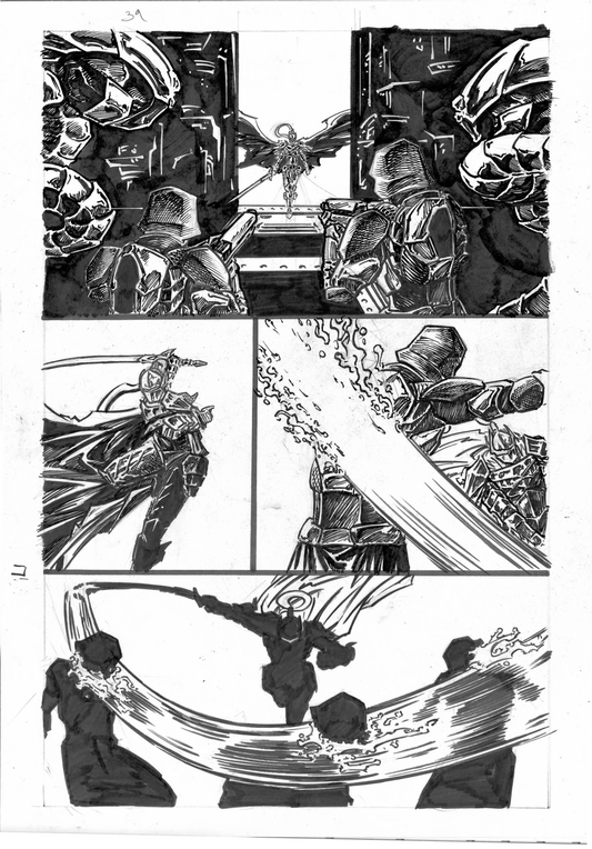 The Wrath Vermillion Page 34 Original Art