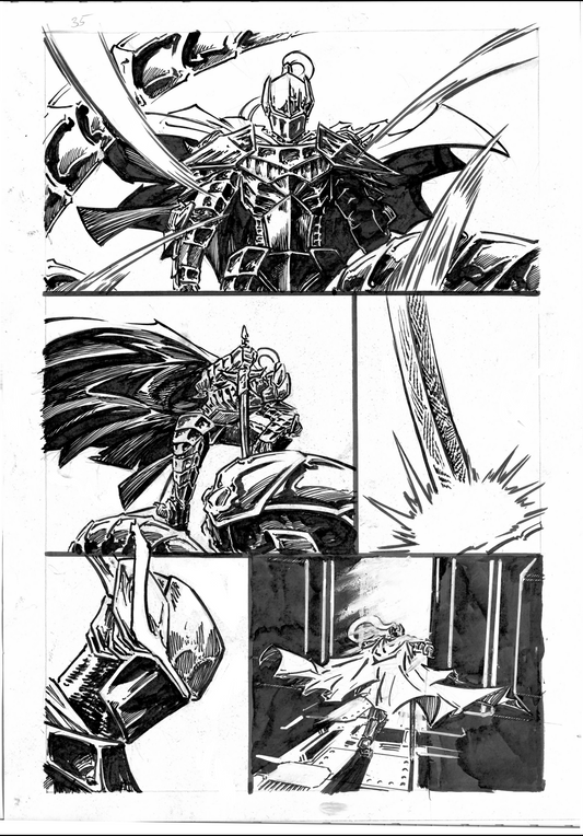 The Wrath Vermillion Page 35 Original Art