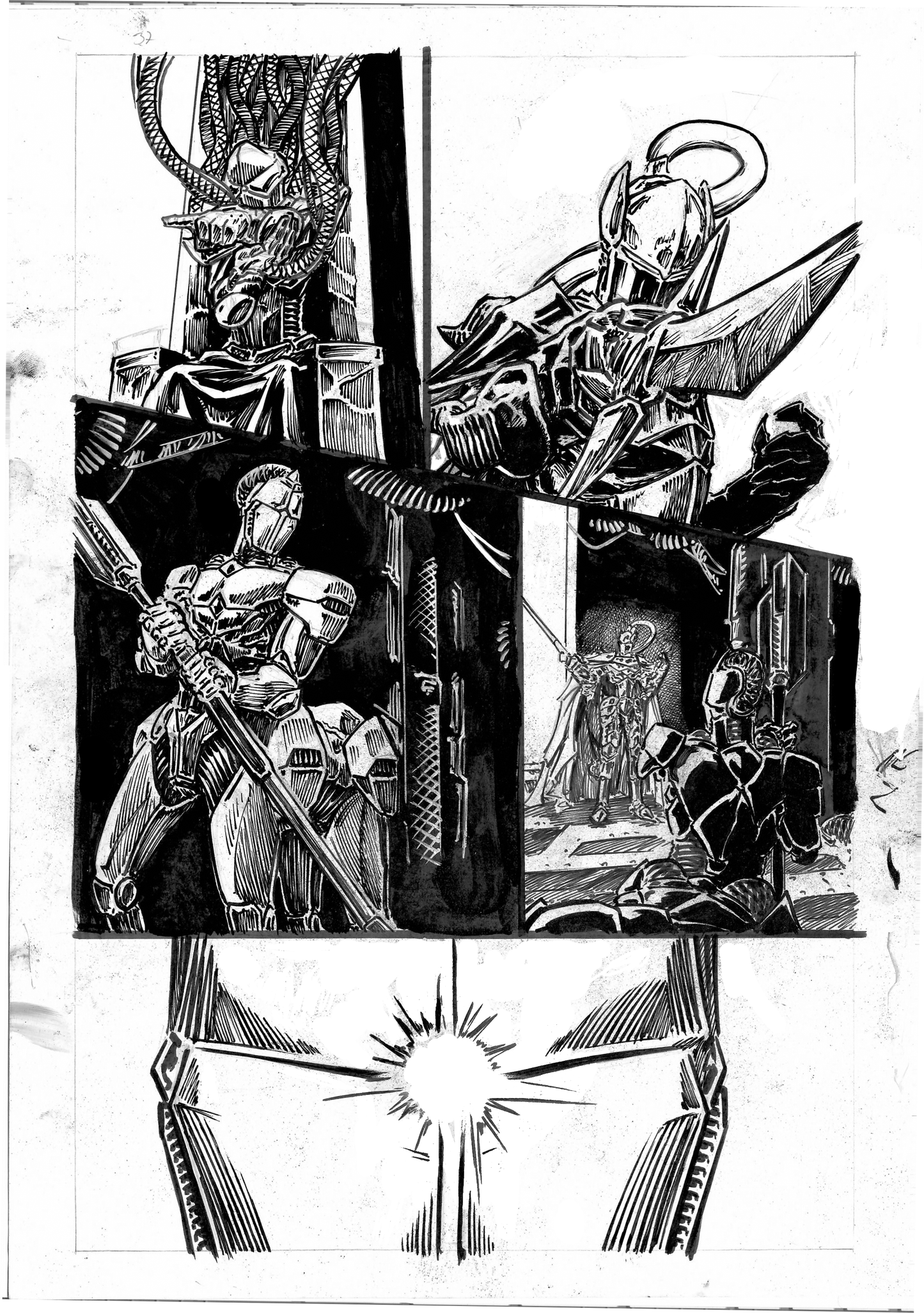 The Wrath Vermillion Page 37 Original Art