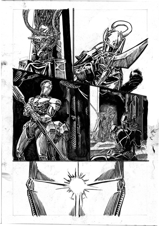 The Wrath Vermillion Page 37 Original Art
