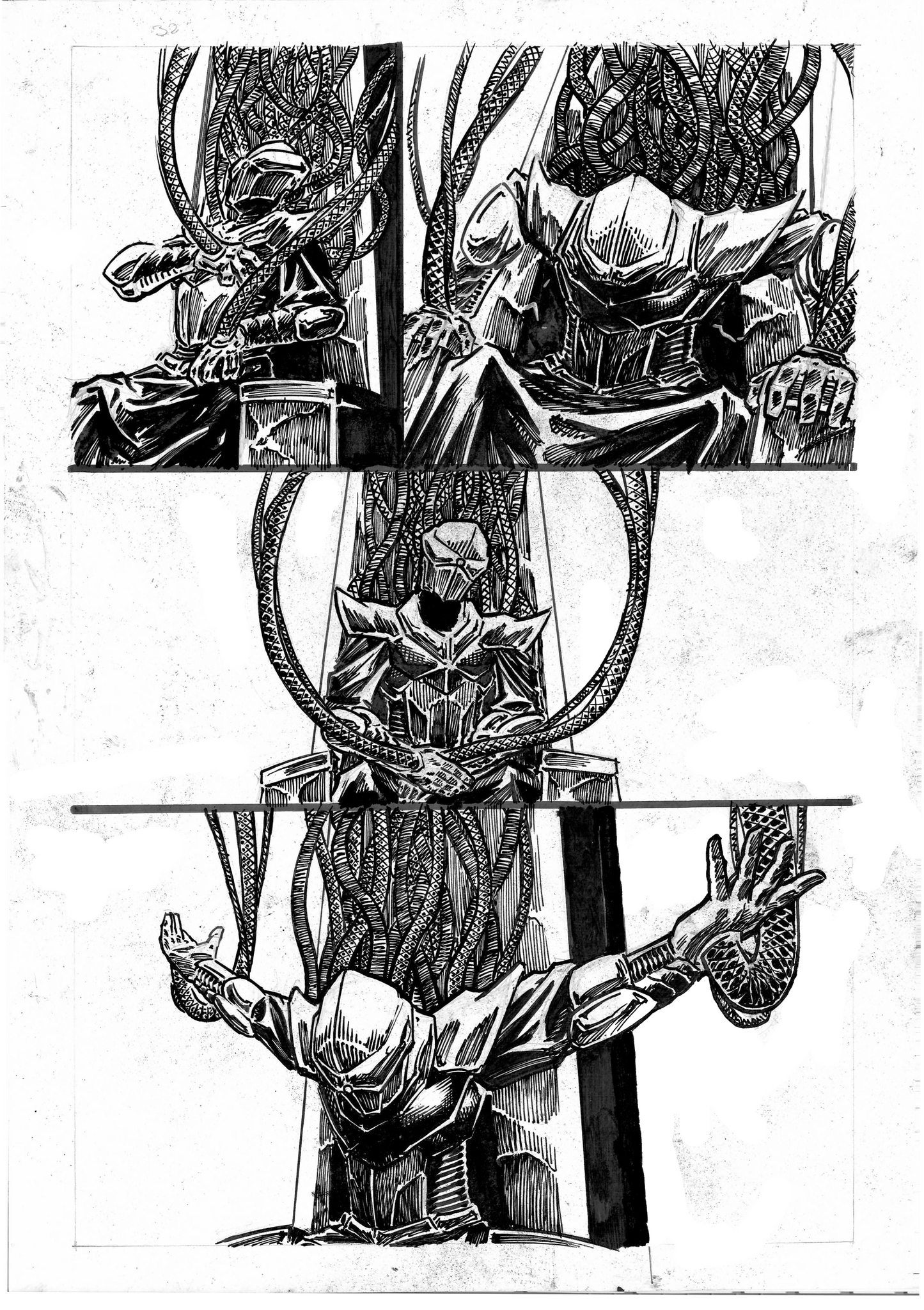 The Wrath Vermillion Page 38 Original Art