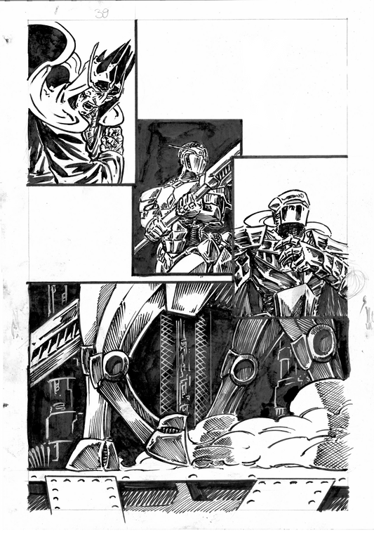 The Wrath Vermillion Page 39 Original Art