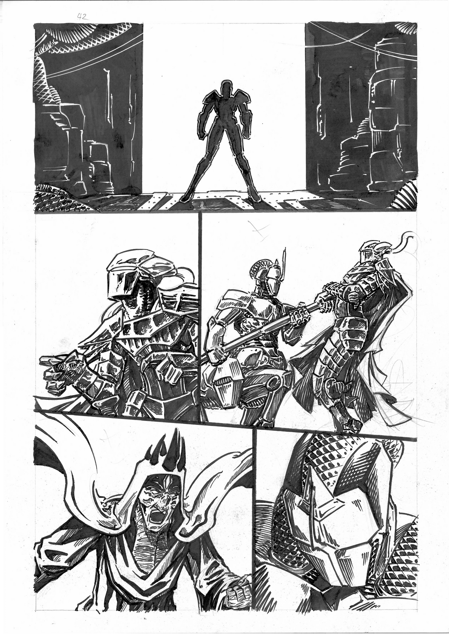 The Wrath Vermillion Page 42 Original Art