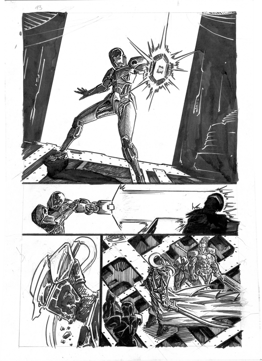 The Wrath Vermillion Page 43 Original Art