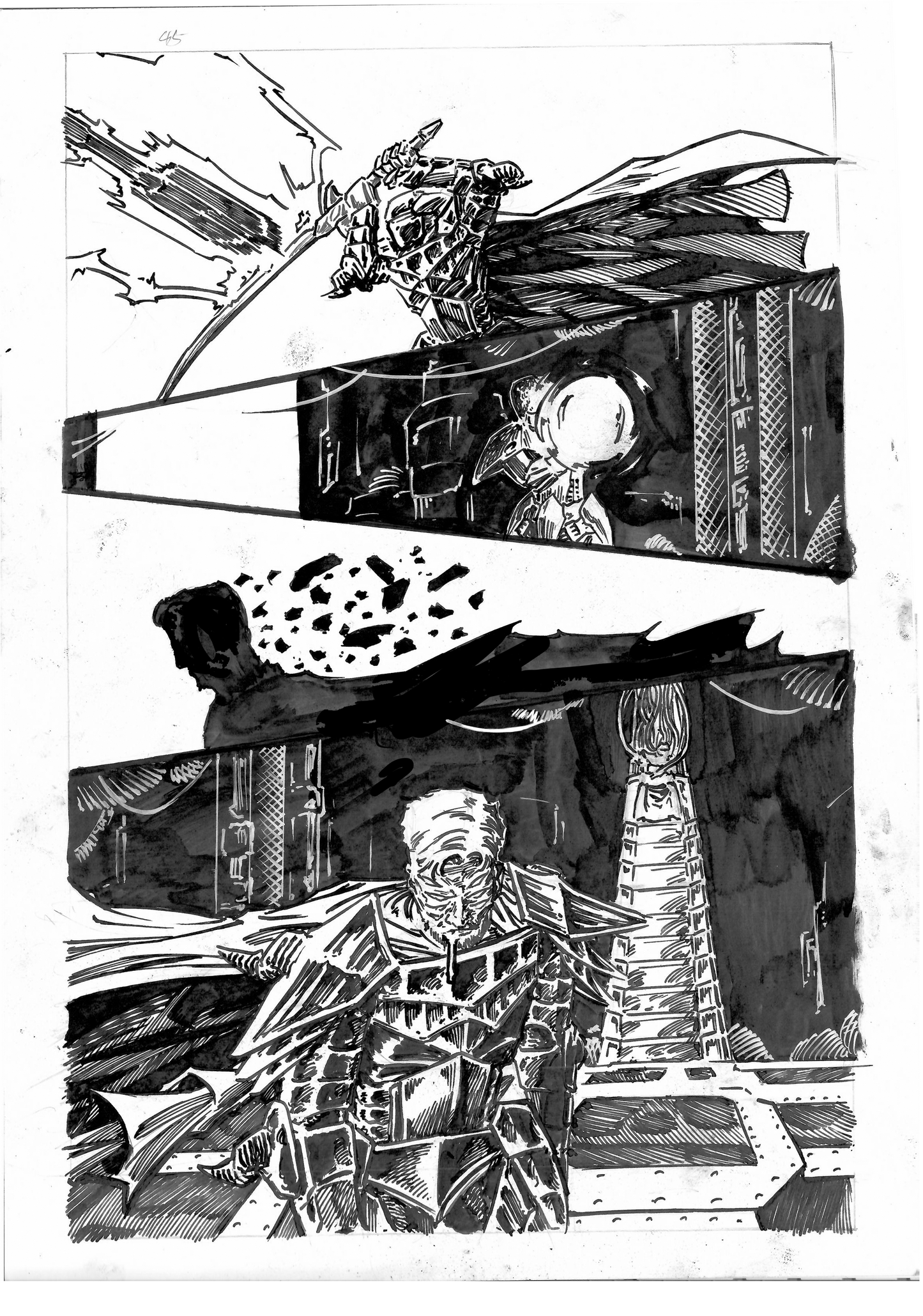 The Wrath Vermillion Page 45 Original Art
