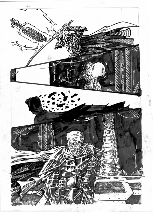 The Wrath Vermillion Page 45 Original Art