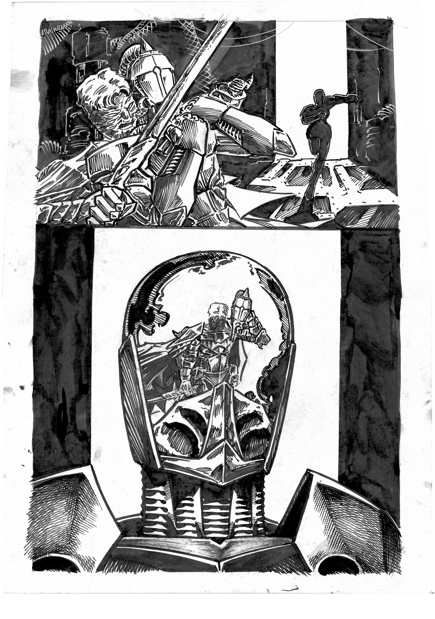 The Wrath Vermillion Page 47 Original Art