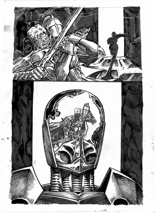 The Wrath Vermillion Page 47 Original Art