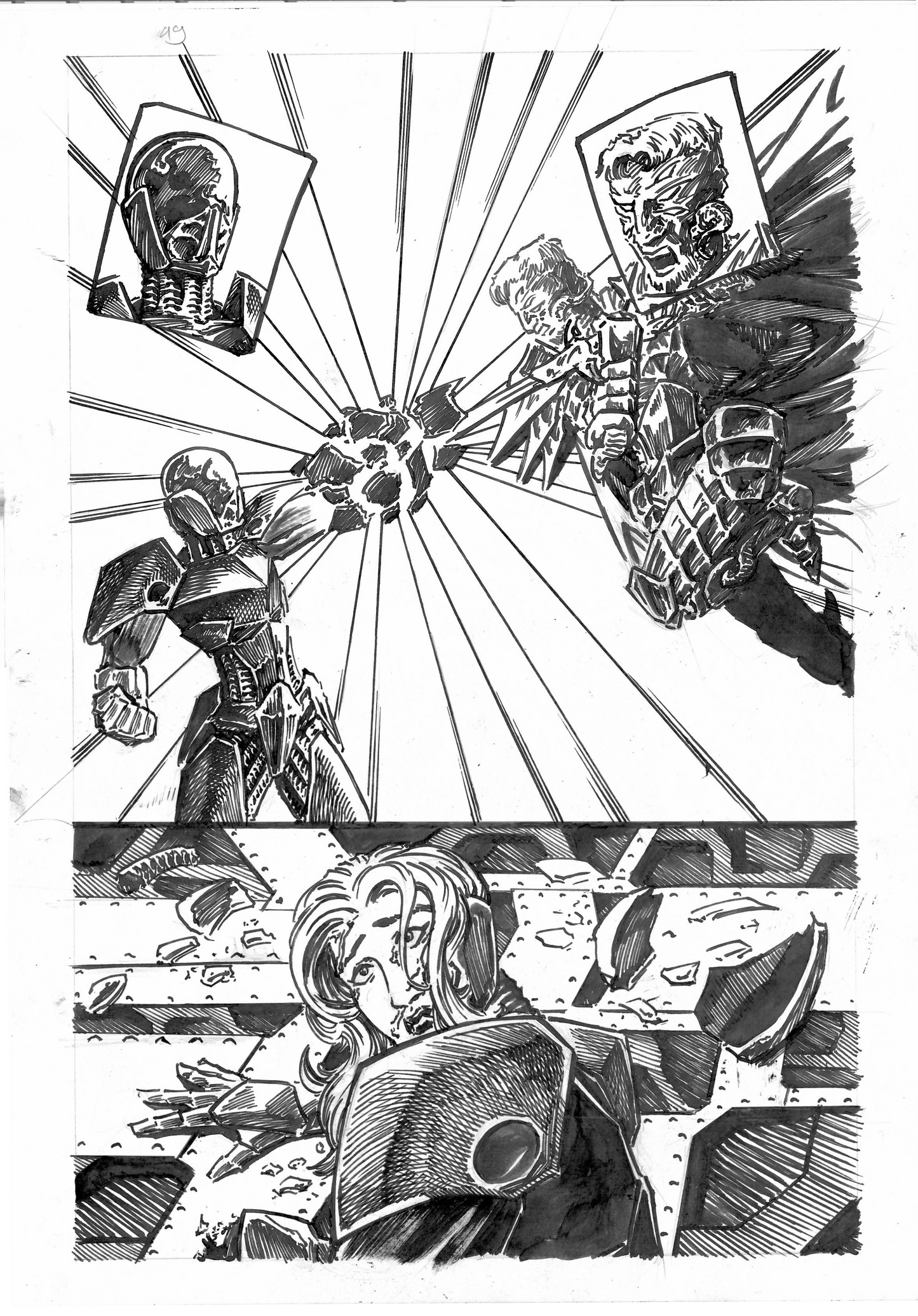 The Wrath Vermillion Page 49 Original Art