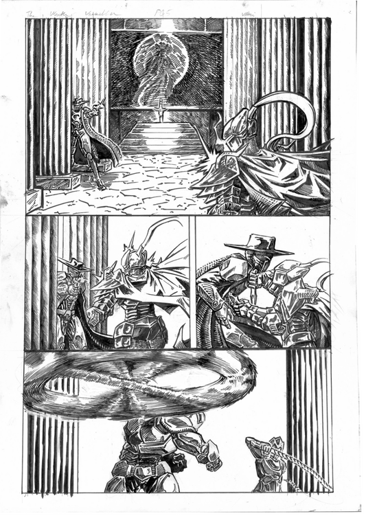 The Wrath Vermillion Page 5 Original Art