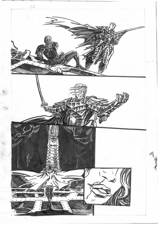 The Wrath Vermillion Page 50 Original Art