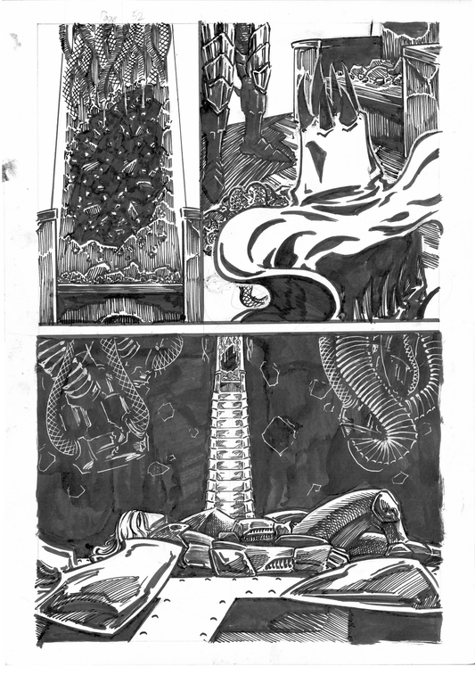 The Wrath Vermillion Page 52 Original Art