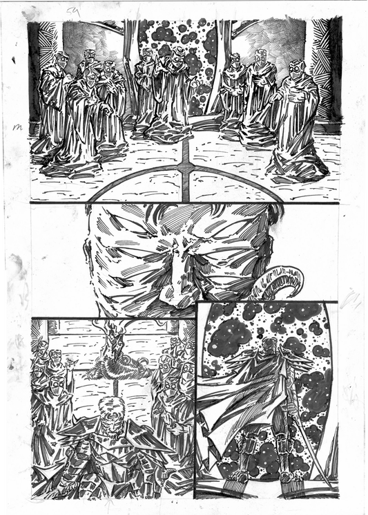 The Wrath Vermillion Page 54 Original Art
