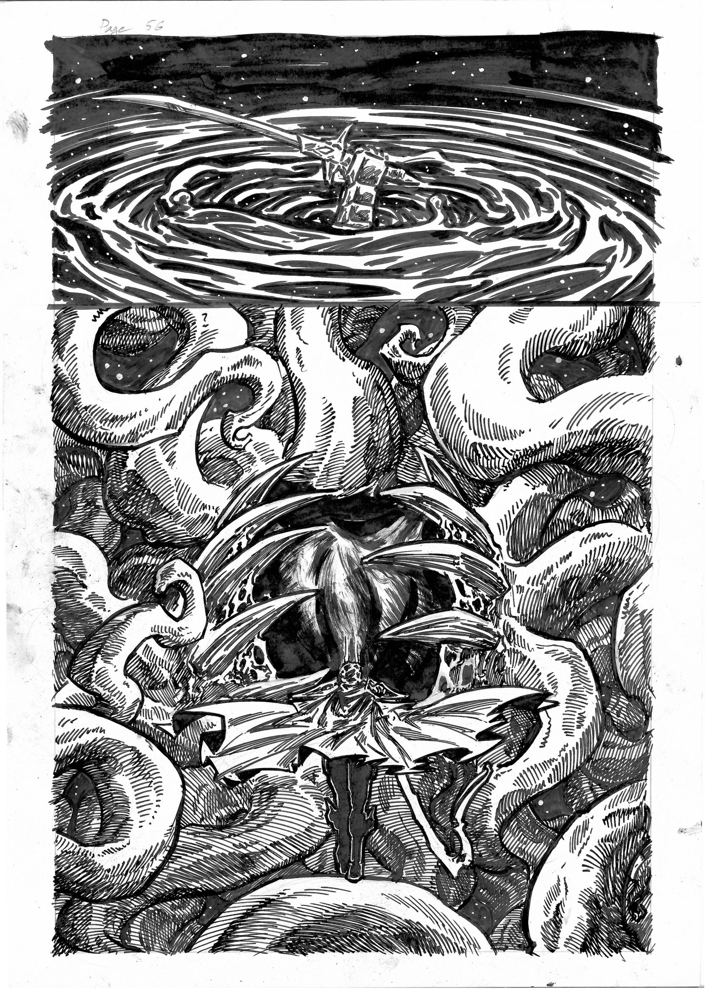 The Wrath Vermillion Page 56 Original Art
