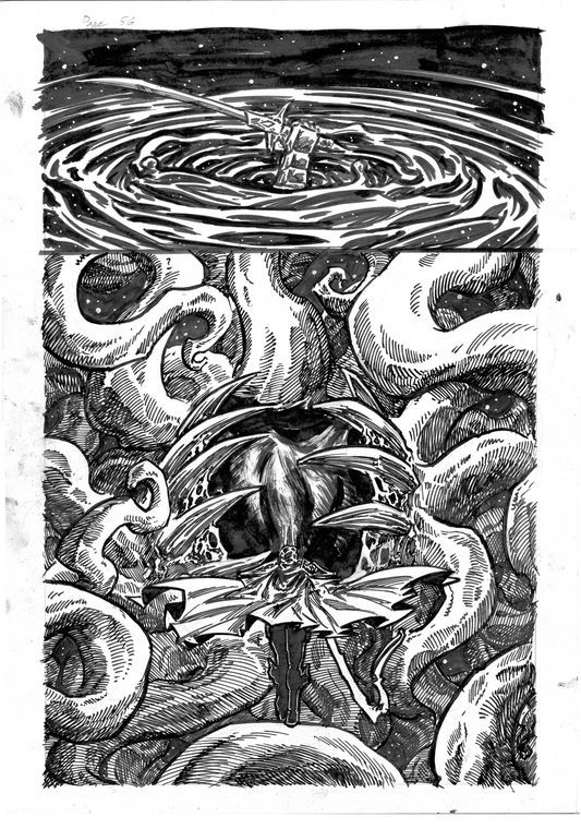 The Wrath Vermillion Page 56 Original Art