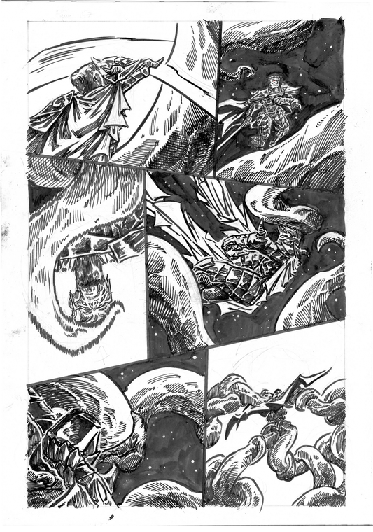 The Wrath Vermillion Page 57 Original Art