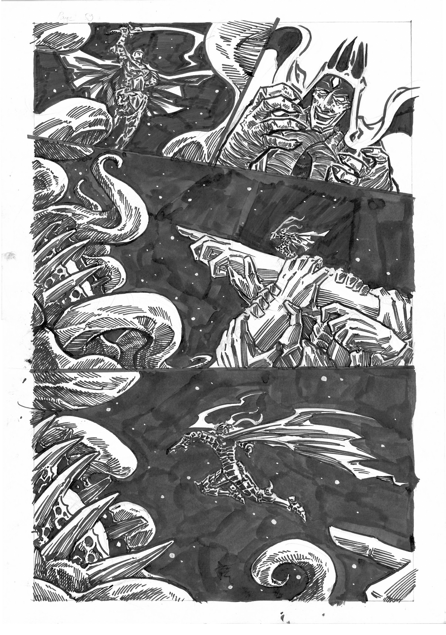 The Wrath Vermillion Page 59 Original Art