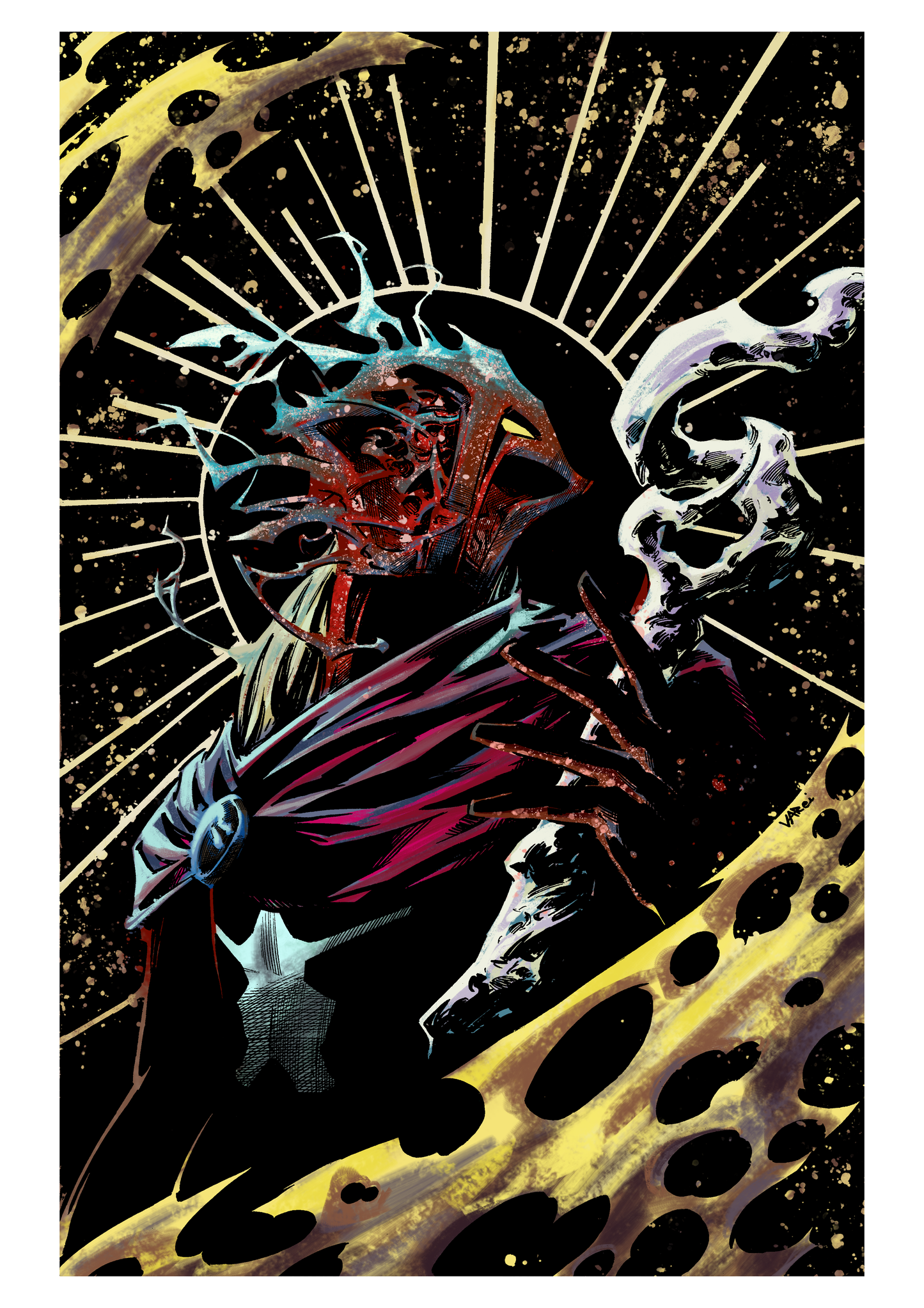 The Machine Herald Color Print